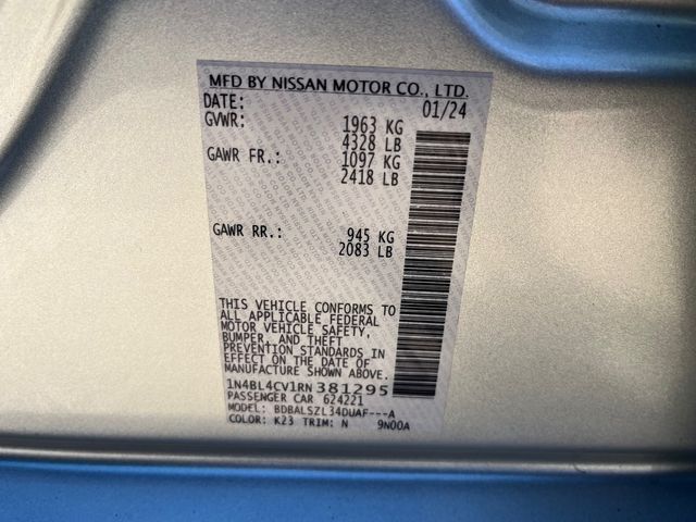 2024 Nissan Altima 2.5 SR