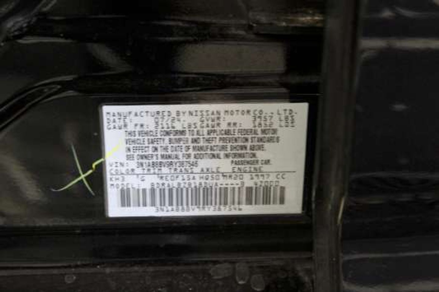 2024 Nissan Sentra S [KH3] Super Black at Mossy Motors
