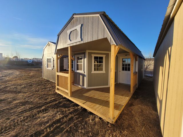 2024 Old Hickory Sheds 12x28 Shed Deluxe Lofted Playhouse/  Porch