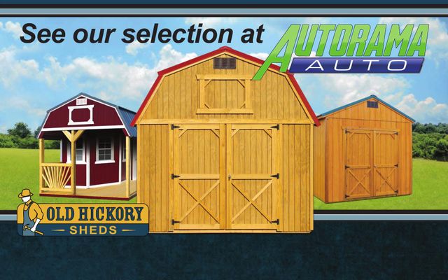 2024 Old Hickory Sheds 8x12 Shed Lofted Side Barn