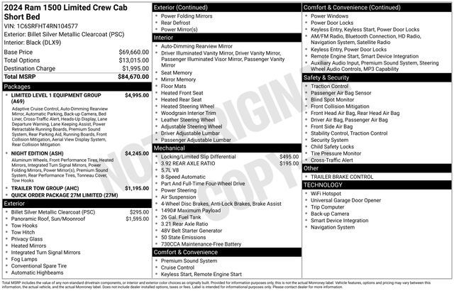 2024 Ram 1500 Limited