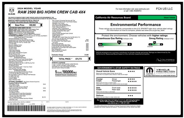 2024 Ram 2500 Big Horn 2024 Ram 2500 Big Horn