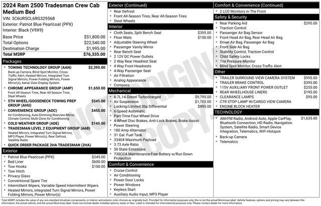 2024 Ram 2500 Tradesman