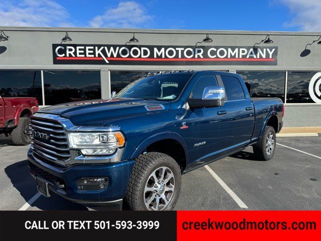 2024 Ram 2500 Limited Longhorn 4x4 Cummins Diesel 1 Owner Blue