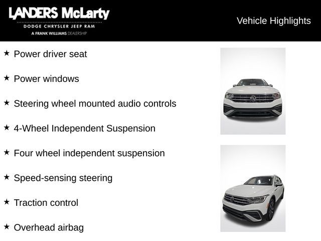 2024 Volkswagen Tiguan Wolfsburg Edition 4Motion