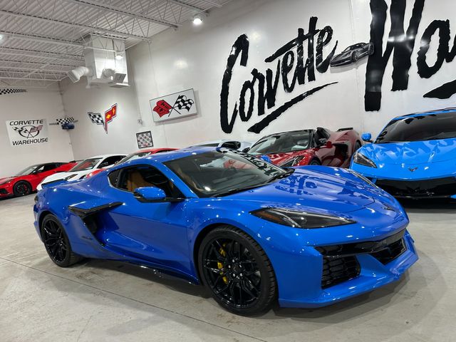 2025 Chevrolet Corvette Z06 2LZ, E60, J6E, Black Spiders, Black Tips, 1k | Dallas, Texas | Corvette Warehouse 