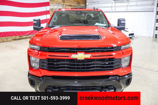 2025 Chevrolet Silverado 2500HD Custom Z71 4x4 6.6 GAS Red 1 Owner Financing 20s 2025 Chevrolet Silverado 2500HD Custom Z71 4x4 6.6 GAS Red 1 Owner Financing 20s