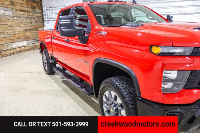 2025 Chevrolet Silverado 2500HD Custom Z71 4x4 6.6 GAS Red 1 Owner Financing 20s 2025 Chevrolet Silverado 2500HD Custom Z71 4x4 6.6 GAS Red 1 Owner Financing 20s