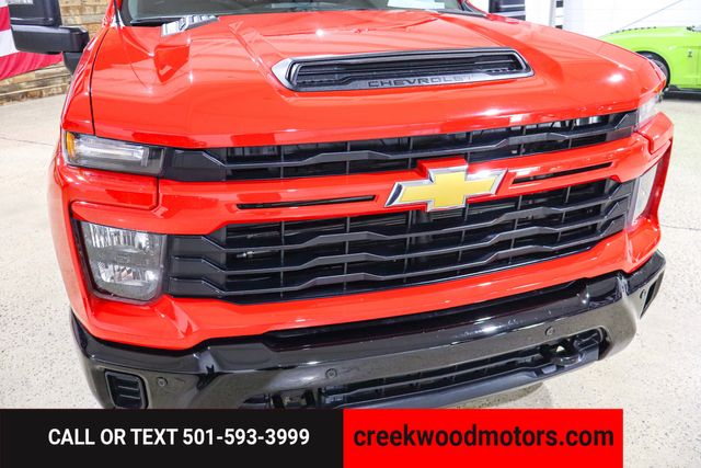 2025 Chevrolet Silverado 2500HD Custom Z71 4x4 6.6 GAS Red 1 Owner Financing 20s
