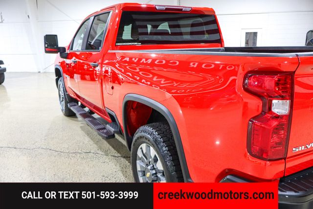 2025 Chevrolet Silverado 2500HD Custom Z71 4x4 6.6 GAS Red 1 Owner Financing 20s