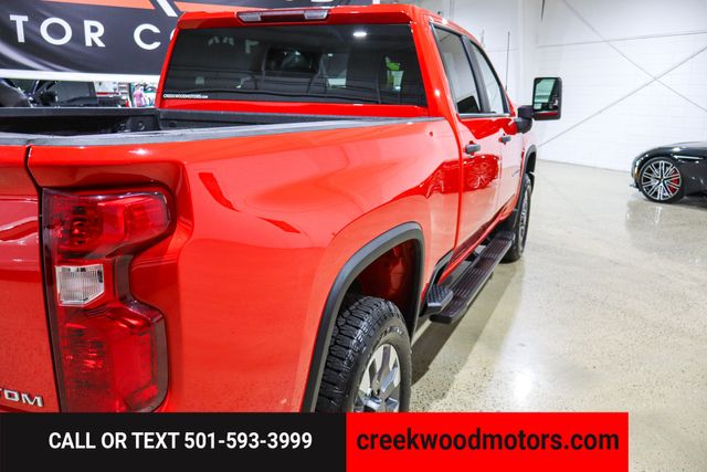 2025 Chevrolet Silverado 2500HD Custom Z71 4x4 6.6 GAS Red 1 Owner Financing 20s