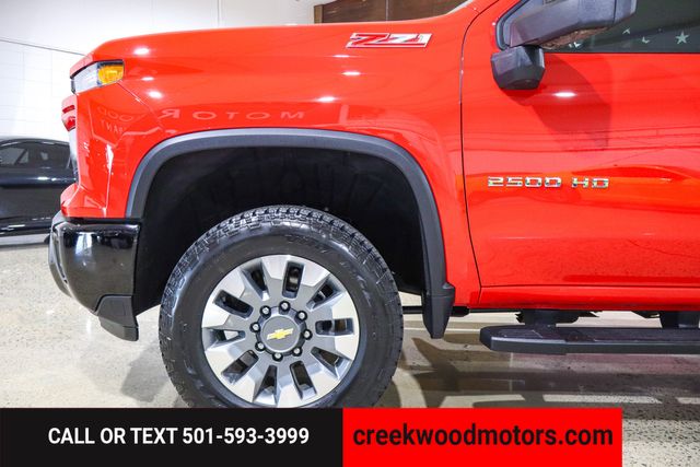 2025 Chevrolet Silverado 2500HD Custom Z71 4x4 6.6 GAS Red 1 Owner Financing 20s 2025 Chevrolet Silverado 2500HD Custom Z71 4x4 6.6 GAS Red 1 Owner Financing 20s