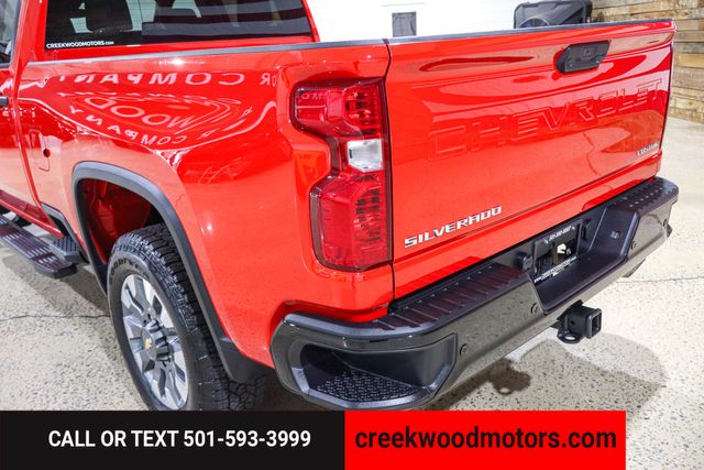2025 Chevrolet Silverado 2500HD Custom Z71 4x4 6.6 GAS Red 1 Owner Financing 20s
