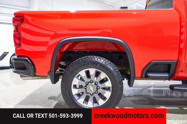 2025 Chevrolet Silverado 2500HD Custom Z71 4x4 6.6 GAS Red 1 Owner Financing 20s