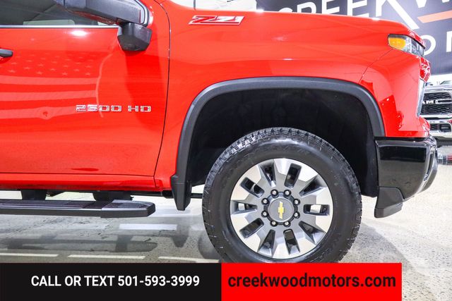 2025 Chevrolet Silverado 2500HD Custom Z71 4x4 6.6 GAS Red 1 Owner Financing 20s 2025 Chevrolet Silverado 2500HD Custom Z71 4x4 6.6 GAS Red 1 Owner Financing 20s