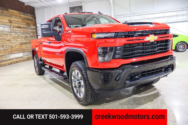 2025 Chevrolet Silverado 2500HD Custom Z71 4x4 6.6 GAS Red 1 Owner Financing 20s 2025 Chevrolet Silverado 2500HD Custom Z71 4x4 6.6 GAS Red 1 Owner Financing 20s