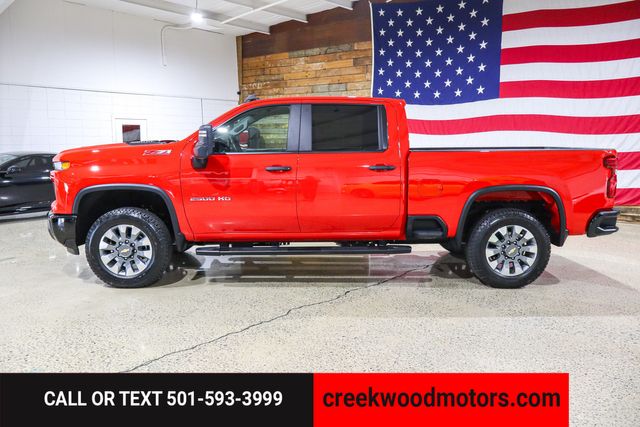 2025 Chevrolet Silverado 2500HD Custom Z71 4x4 6.6 GAS Red 1 Owner Financing 20s