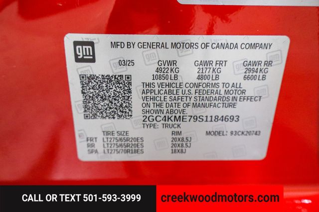 2025 Chevrolet Silverado 2500HD Custom Z71 4x4 6.6 GAS Red 1 Owner Financing 20s 2025 Chevrolet Silverado 2500HD Custom Z71 4x4 6.6 GAS Red 1 Owner Financing 20s