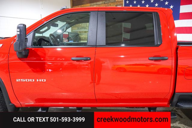 2025 Chevrolet Silverado 2500HD Custom Z71 4x4 6.6 GAS Red 1 Owner Financing 20s