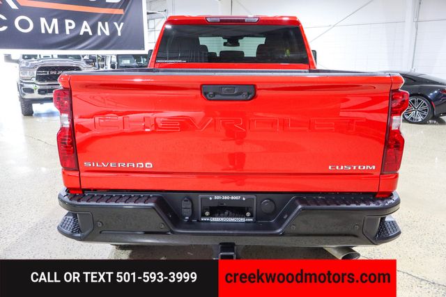 2025 Chevrolet Silverado 2500HD Custom Z71 4x4 6.6 GAS Red 1 Owner Financing 20s