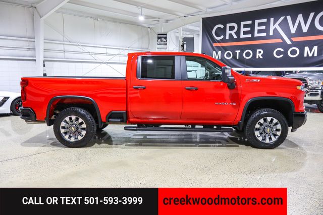 2025 Chevrolet Silverado 2500HD Custom Z71 4x4 6.6 GAS Red 1 Owner Financing 20s