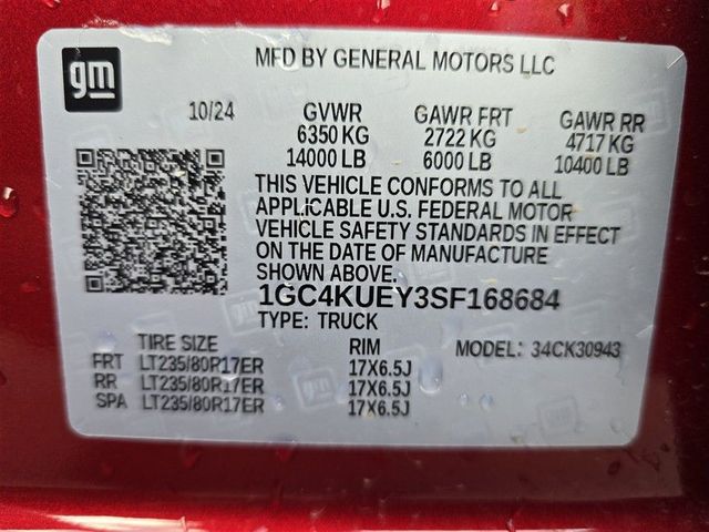 2025 Chevrolet Silverado 3500HD LTZ