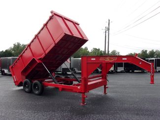 2025 Dump Trailer Down To Earth Dump 7x16 4Ft Sides 8 Ton  | Madison, Georgia | Youngblood Tractor in Madison, Georgia 30650