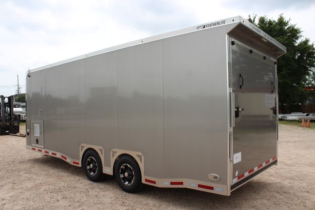 2025 Featherlite 4410 Enclosed Car Trailer 24' Enclosed Car Hauler Cabinets Generator A/C | CONROE, TX | SportChassis/ Featherlite Trailers of Texas 2025 Featherlite 4410 Enclosed Car Trailer 24' Enclosed Car Hauler Cabinets Generator A/C | CONROE, TX | SportChassis/ Featherlite Trailers of Texas