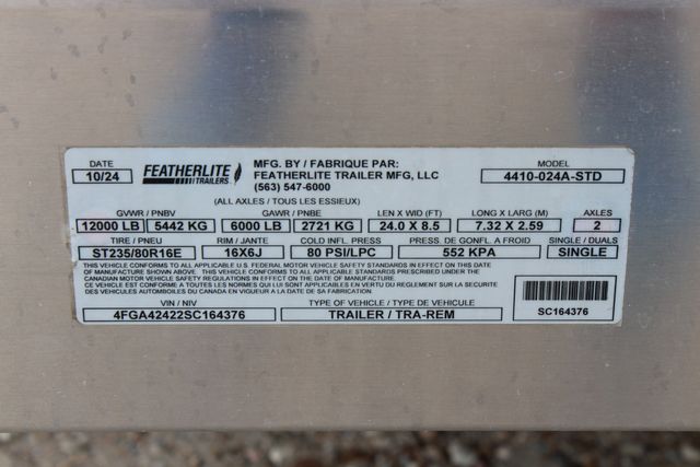 2025 Featherlite 4410 Enclosed Car Trailer 24' Enclosed Car Hauler Cabinets Generator A/C | CONROE, TX | SportChassis/ Featherlite Trailers of Texas 2025 Featherlite 4410 Enclosed Car Trailer 24' Enclosed Car Hauler Cabinets Generator A/C | CONROE, TX | SportChassis/ Featherlite Trailers of Texas