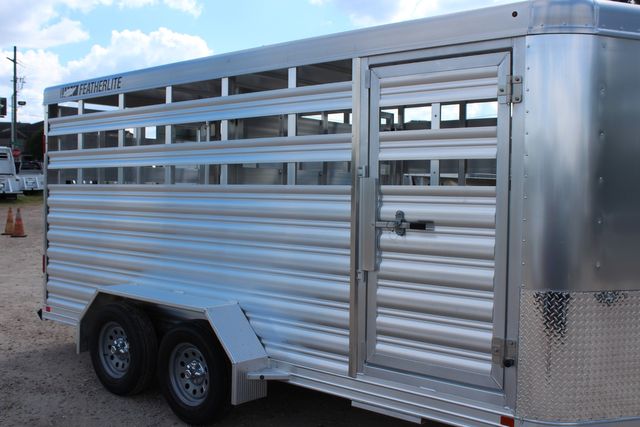 2025 Featherlite 8107 Livestock 16' 16' BP LIVESTOCK 6'7"W X 6'6"T CUT GATE 3 AIR GAPS | CONROE, TX | SportChassis/ Featherlite Trailers of Texas 2025 Featherlite 8107 Livestock 16' 16' BP LIVESTOCK 6'7"W X 6'6"T CUT GATE 3 AIR GAPS | CONROE, TX | SportChassis/ Featherlite Trailers of Texas