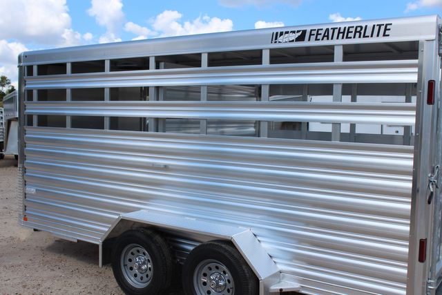 2025 Featherlite 8107 Livestock 16' 16' BP LIVESTOCK 6'7"W X 6'6"T CUT GATE 3 AIR GAPS | CONROE, TX | SportChassis/ Featherlite Trailers of Texas 2025 Featherlite 8107 Livestock 16' 16' BP LIVESTOCK 6'7"W X 6'6"T CUT GATE 3 AIR GAPS | CONROE, TX | SportChassis/ Featherlite Trailers of Texas