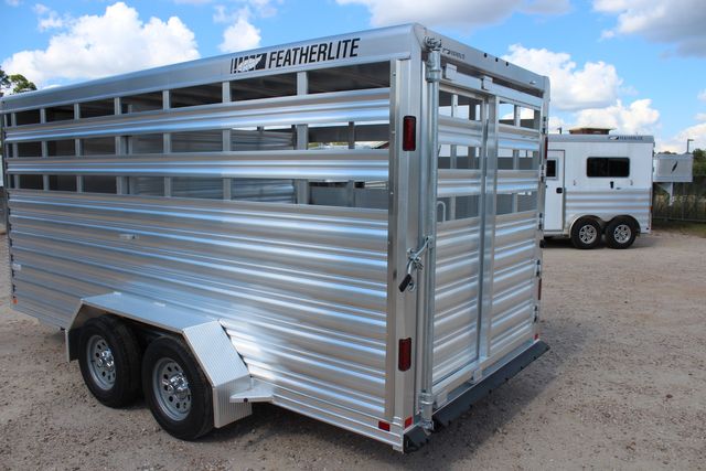 2025 Featherlite 8107 Livestock 16' 16' BP LIVESTOCK 6'7"W X 6'6"T CUT GATE 3 AIR GAPS | CONROE, TX | SportChassis/ Featherlite Trailers of Texas 2025 Featherlite 8107 Livestock 16' 16' BP LIVESTOCK 6'7"W X 6'6"T CUT GATE 3 AIR GAPS | CONROE, TX | SportChassis/ Featherlite Trailers of Texas