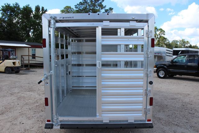 2025 Featherlite 8107 Livestock 16' 16' BP LIVESTOCK 6'7"W X 6'6"T CUT GATE 3 AIR GAPS | CONROE, TX | SportChassis/ Featherlite Trailers of Texas 2025 Featherlite 8107 Livestock 16' 16' BP LIVESTOCK 6'7"W X 6'6"T CUT GATE 3 AIR GAPS | CONROE, TX | SportChassis/ Featherlite Trailers of Texas