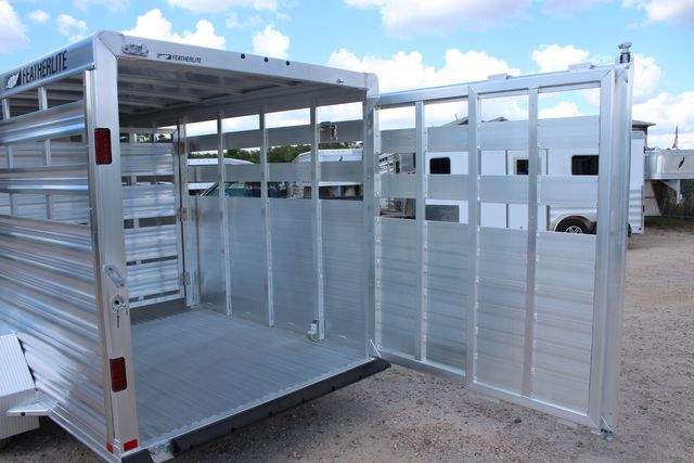 2025 Featherlite 8107 Livestock 16' 16' BP LIVESTOCK 6'7"W X 6'6"T CUT GATE 3 AIR GAPS | CONROE, TX | SportChassis/ Featherlite Trailers of Texas 2025 Featherlite 8107 Livestock 16' 16' BP LIVESTOCK 6'7"W X 6'6"T CUT GATE 3 AIR GAPS | CONROE, TX | SportChassis/ Featherlite Trailers of Texas