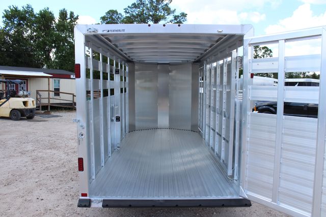 2025 Featherlite 8107 Livestock 16' 16' BP LIVESTOCK 6'7"W X 6'6"T CUT GATE 3 AIR GAPS | CONROE, TX | SportChassis/ Featherlite Trailers of Texas 2025 Featherlite 8107 Livestock 16' 16' BP LIVESTOCK 6'7"W X 6'6"T CUT GATE 3 AIR GAPS | CONROE, TX | SportChassis/ Featherlite Trailers of Texas