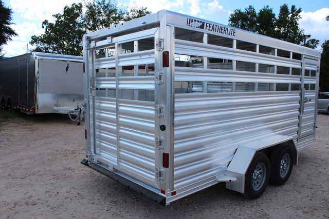 2025 Featherlite 8107 Livestock 16' 16' BP LIVESTOCK 6'7"W X 6'6"T CUT GATE 3 AIR GAPS | CONROE, TX | SportChassis/ Featherlite Trailers of Texas 2025 Featherlite 8107 Livestock 16' 16' BP LIVESTOCK 6'7"W X 6'6"T CUT GATE 3 AIR GAPS | CONROE, TX | SportChassis/ Featherlite Trailers of Texas