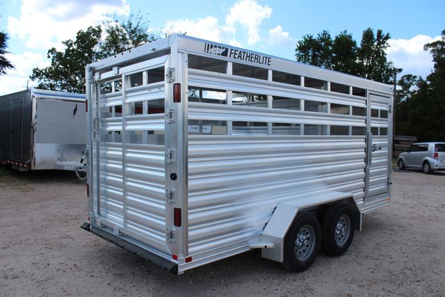 2025 Featherlite 8107 Livestock 16' 16' BP LIVESTOCK 6'7"W X 6'6"T CUT GATE 3 AIR GAPS | CONROE, TX | SportChassis/ Featherlite Trailers of Texas 2025 Featherlite 8107 Livestock 16' 16' BP LIVESTOCK 6'7"W X 6'6"T CUT GATE 3 AIR GAPS | CONROE, TX | SportChassis/ Featherlite Trailers of Texas