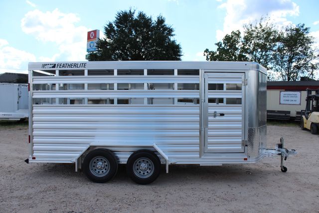 2025 Featherlite 8107 Livestock 16' 16' BP LIVESTOCK 6'7"W X 6'6"T CUT GATE 3 AIR GAPS | CONROE, TX | SportChassis/ Featherlite Trailers of Texas 2025 Featherlite 8107 Livestock 16' 16' BP LIVESTOCK 6'7"W X 6'6"T CUT GATE 3 AIR GAPS | CONROE, TX | SportChassis/ Featherlite Trailers of Texas