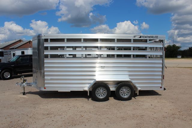2025 Featherlite 8107 Livestock 16' 16' BP LIVESTOCK 6'7"W X 6'6"T CUT GATE 3 AIR GAPS | CONROE, TX | SportChassis/ Featherlite Trailers of Texas 2025 Featherlite 8107 Livestock 16' 16' BP LIVESTOCK 6'7"W X 6'6"T CUT GATE 3 AIR GAPS | CONROE, TX | SportChassis/ Featherlite Trailers of Texas