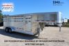2025 Featherlite 8117 - 20' 20' Gooseneck Livestock Cut Gate 3 Air Gaps | CONROE, TX | SportChassis/ Featherlite Trailers of Texas