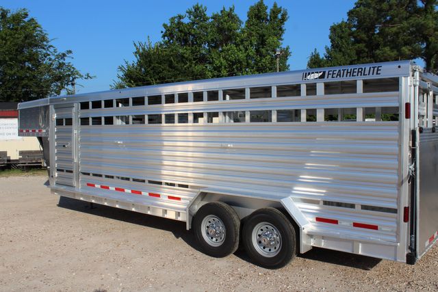 2025 Featherlite 8127 - 24' GN Livestock Trailer Removable 12 pen system and 2 walk-thru gates | CONROE, TX | SportChassis/ Featherlite Trailers of Texas 2025 Featherlite 8127 - 24' GN Livestock Trailer Removable 12 pen system and 2 walk-thru gates | CONROE, TX | SportChassis/ Featherlite Trailers of Texas