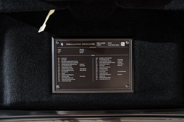 2025 Ferrari Roma Spider MSRP 366K, CARBON FIBRE, HTD/COOL LTH, ADAS,BIANCA | Carrollton, TX | Texas Vehicle Exchange 2025 Ferrari Roma Spider MSRP 366K, CARBON FIBRE, HTD/COOL LTH, ADAS,BIANCA | Carrollton, TX | Texas Vehicle Exchange