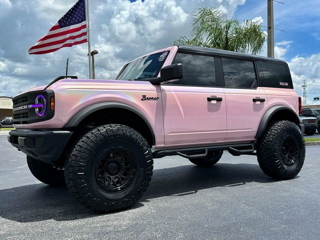 Pink Ford R5 2025 Ford Bronco BLUSH PINK PEARL HARDTOP LEATHER LIFTED BAYSHORE ...
