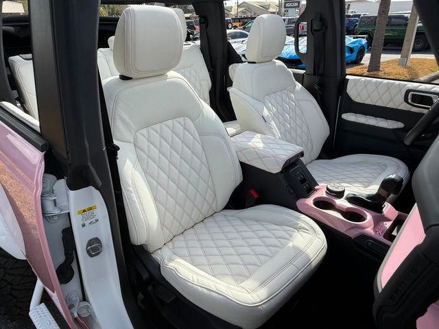 2025 Ford Bronco BAYSHORE BRONCO BABY PINK PEARL LEATHER LIFTED | Plant City, FL | psv5 DEMO - Bayshore Automotive 2025 Ford Bronco BAYSHORE BRONCO BABY PINK PEARL LEATHER LIFTED | Plant City, FL | psv5 DEMO - Bayshore Automotive