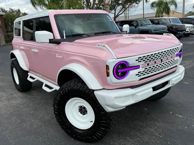 2025 Ford Bronco BABY PINK BAYSHORE BRONCO LEATHER LIFTED LOADED | Plant City, FL | psv5 DEMO - Bayshore Automotive