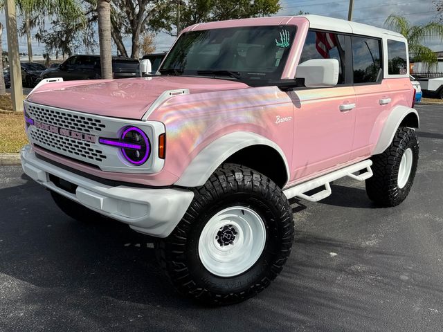 2025 Ford Bronco BABY PINK BAYSHORE BRONCO LEATHER LIFTED LOADED | Plant City, FL | psv5 DEMO - Bayshore Automotive