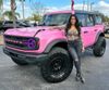 2025 Ford Bronco BAD BARBIE PINK N' BLACK LEATHER LIFTED HARDTOP | Plant City Florida | Bayshore Automotive 