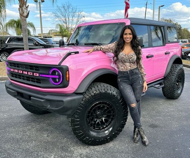 2025 Ford Bronco BAD BARBIE PINK N' BLACK LEATHER LIFTED HARDTOP | Plant City, FL | psv5 DEMO - Bayshore Automotive