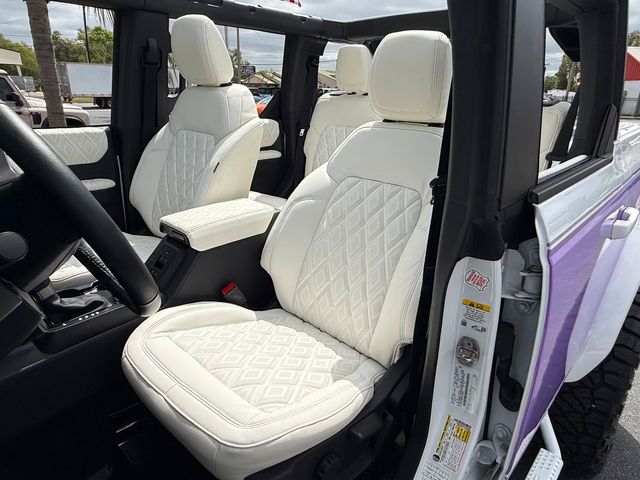 2025 Ford Bronco BAYSHORE LAVENDER RETRO ALEA ITALIAN LEATHER | Plant City, FL | psv5 DEMO - Bayshore Automotive