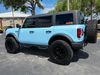 2025 Ford Bronco CUSTOM BAYSHORE MATTE BLUE SHIFT LEATHER HARDTOP | Plant City Florida | Bayshore Automotive 